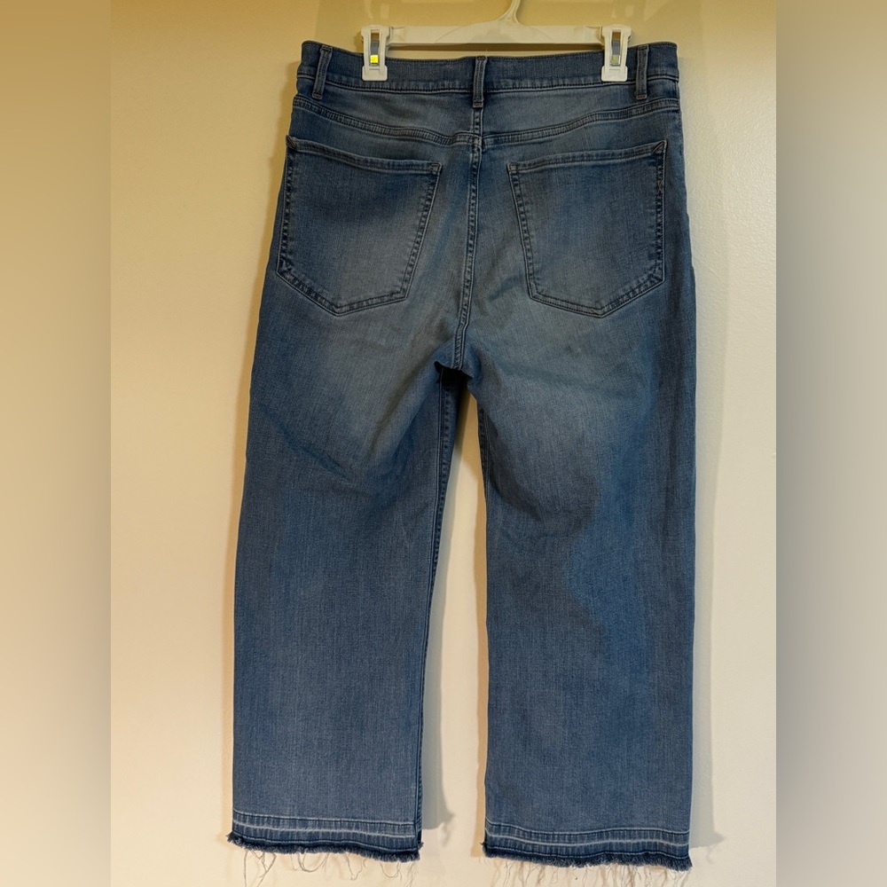 Express High Rise Blue Jeans - Picture 4 of 6